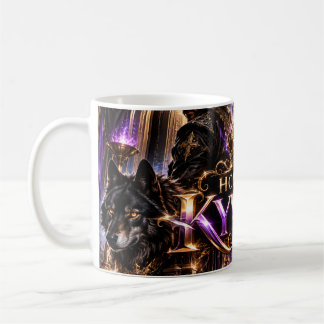 Caneca De Café Reino Fantasia Real da Casa de Kyvera