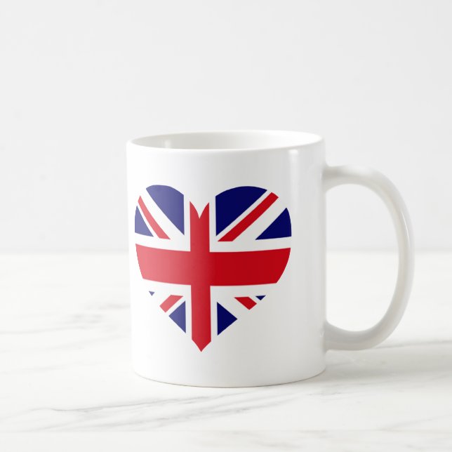 Caneca De Café Reino Unido Union Jack (Direita)
