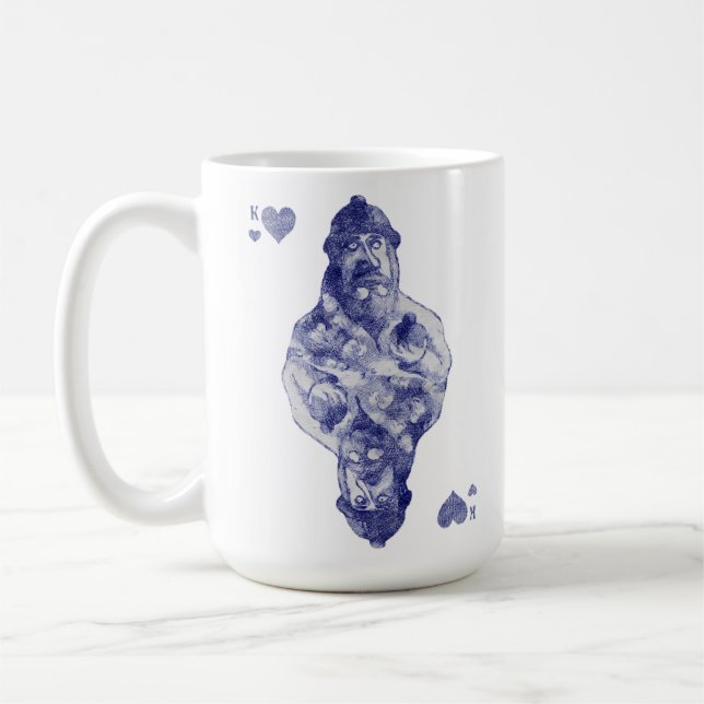 Caneca De Café Reis são um dos trajes de um baralho. (Esquerda)