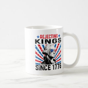 Caneca De Café Rejeitando Reis Desde 1776 Distúrbios - Bandeira V
