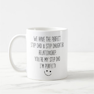 Caneca De Café Relacionamento Engraçado entre Padrasto e Enteada