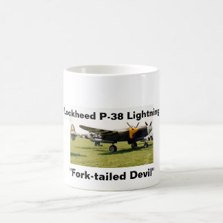 Caneca De Café Relâmpago de Lockheed P-38