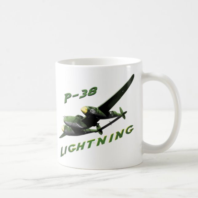 Caneca De Café Relâmpago P-38 (Direita)