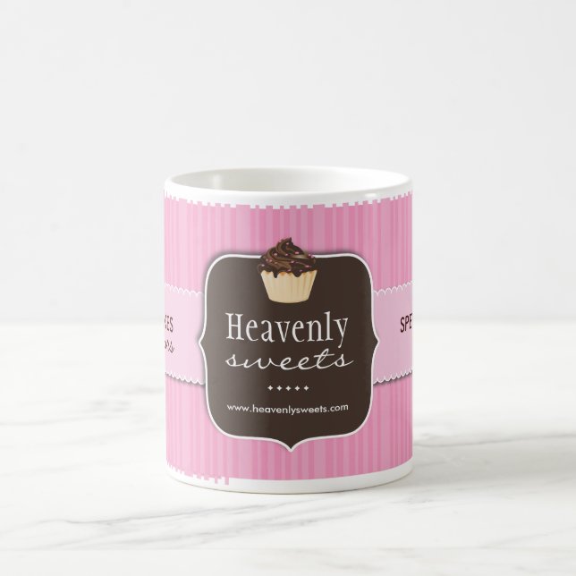 Caneca de café relativa à promoção da padaria (Centro)