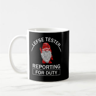Caneca De Café Relatório do testador de esquerda para os gnomos d