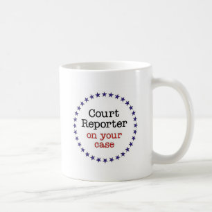 Caneca De Café Relatório Do Tribunal Sobre O Processo