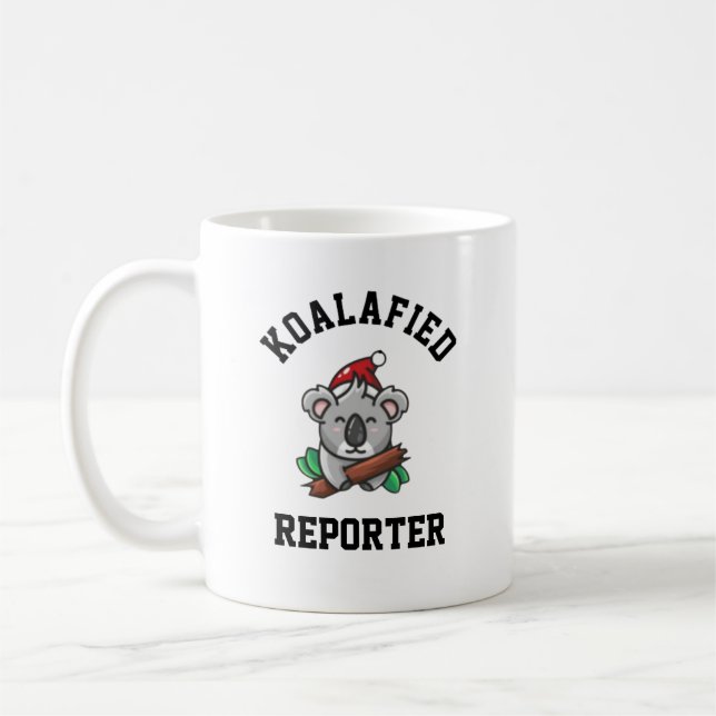 Caneca De Café Relatório Koalafied (Esquerda)