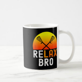 Caneca De Café Relax Bro Stick Funny Lacrosse Player Game