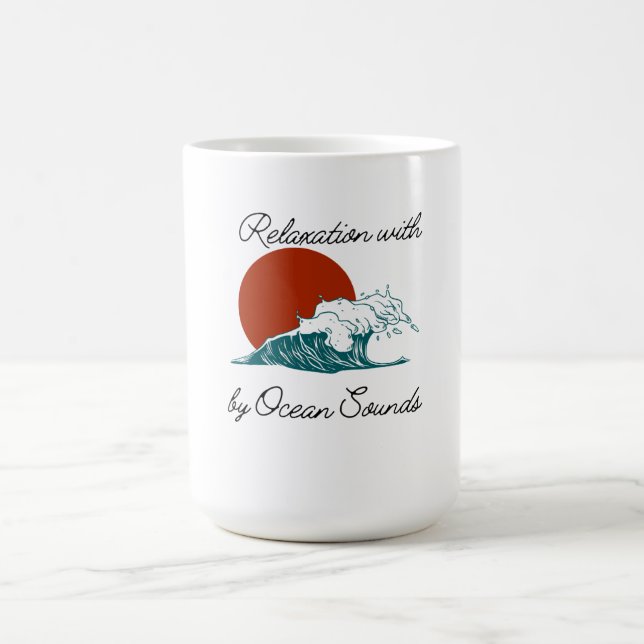 Caneca De Café Relaxação com Sons Oceânicos (Centro)