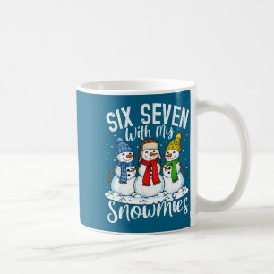 Caneca De Café Relaxando Com Meus Snowmies Funny Snowman 67 Natal