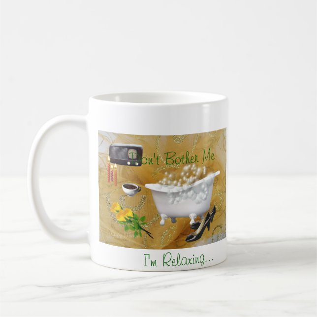 Caneca De Café Relaxar Caneca-personaliza (Esquerda)