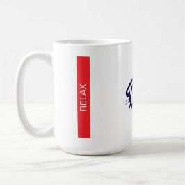 Caneca De Café Relaxe Clássico Mug, 11 oz