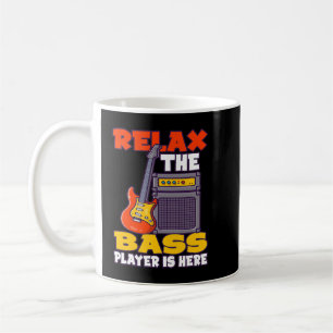 Caneca De Café Relaxe, o Bass Player está aqui Violão Bass 68