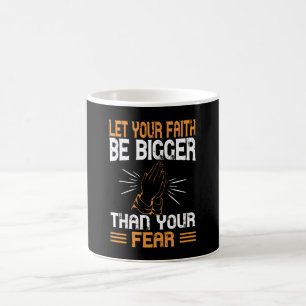 Caneca De Café Religião - Deixe sua fé ser maior