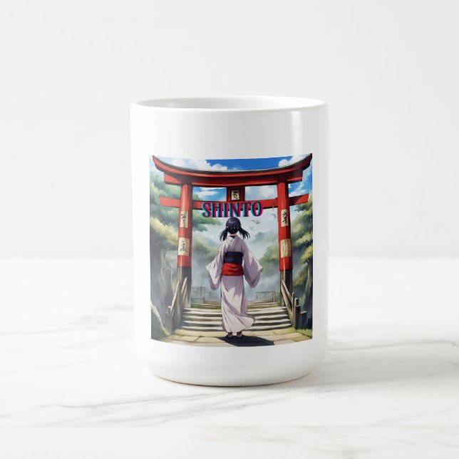 Caneca De Café Religião Shinto Japonesa (Centro)