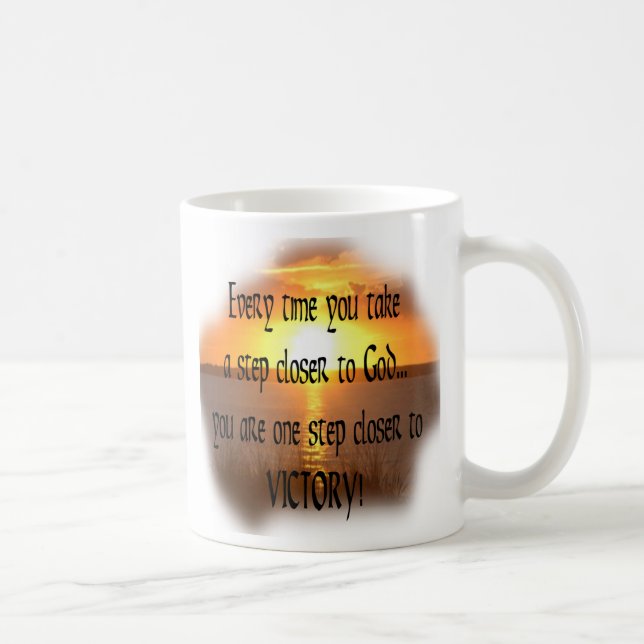 Caneca De Café Religiosa Inspiradora Arco-Íris (Direita)