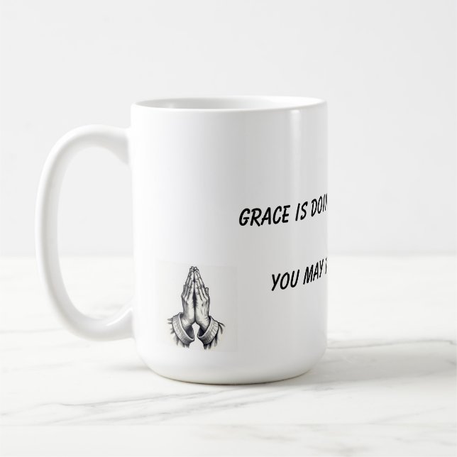 Caneca De Café Religious Grace Lifting Mug (Esquerda)