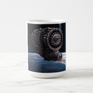 Caneca De Café Relíquia do Motor da Turbina Cósmica
