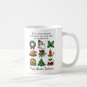 Caneca De Café Relíquias do solstício de inverno -