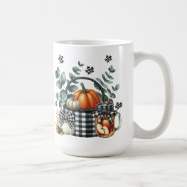 Caneca De Café Relógio da Colheita de Outono