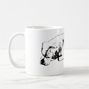 Caneca De Café Relógio da Manhã, coração fácil
