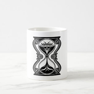 Caneca De Café Relógio de Areia Design Time – Temporizador de Are