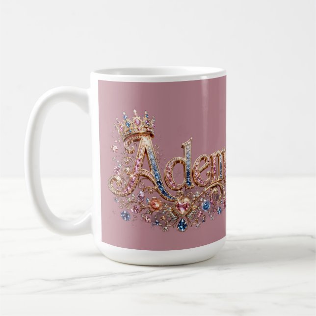 Caneca De Café Relógio de Parede Decorativo Adam Coroa (Esquerda)