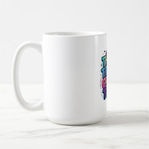 Caneca De Café Relógio de Parede Retro T-Shirt A Verdade Está Lá