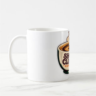 Caneca De Café Relógio de Tiro Café Basquete Espresso Humor