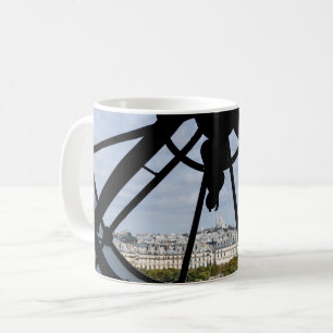 Caneca De Café Relógio de vidro gigante na Musée d'Orsay - Pari