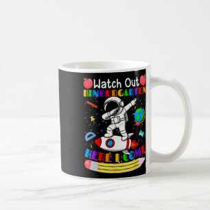 Caneca De Café Relógio Engraçado Atenção Jardim de Infância Aqui 