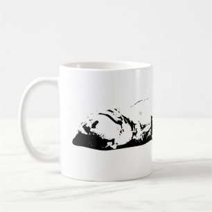 Caneca De Café Relógio noturno, respiração fácil