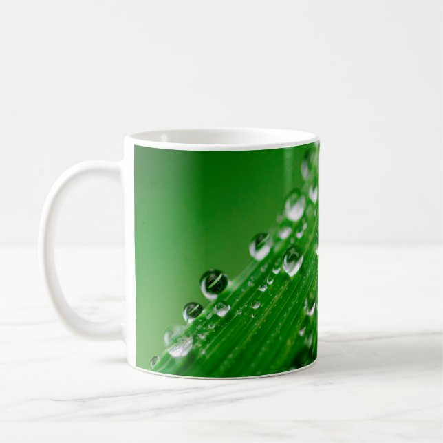 Caneca De Café relva-verde-branca (Esquerda)