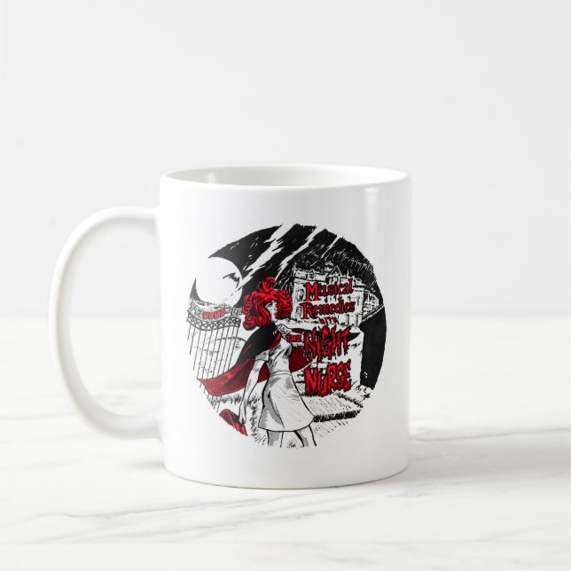 Caneca De Café Remédios Musicais com Enfermeira Noturna (Esquerda)