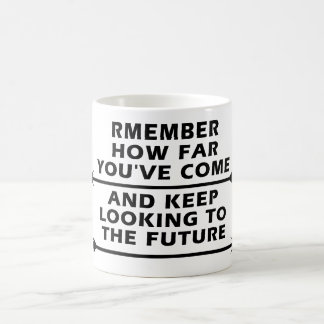 Caneca De Café Remember How Far You’ve Come and Keep Looking 