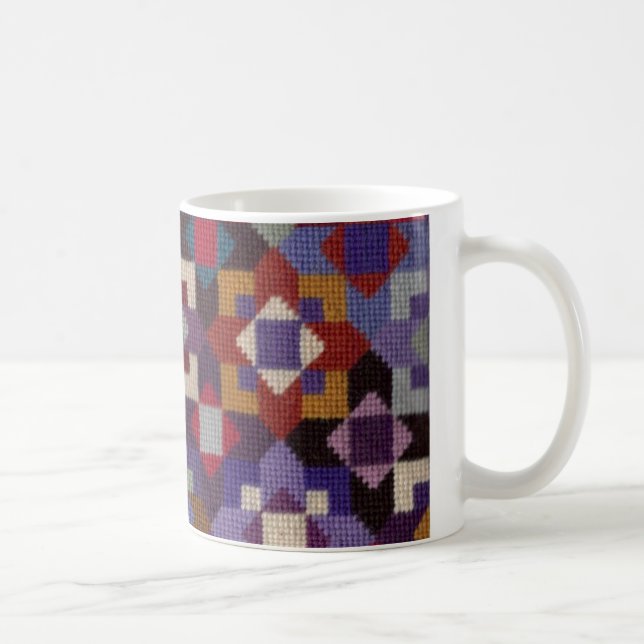 Caneca De Café Remendo roxo (Direita)