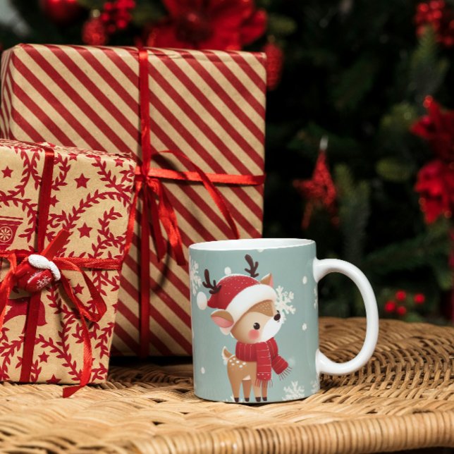 Caneca De Café rena de Natal (Criador carregado)