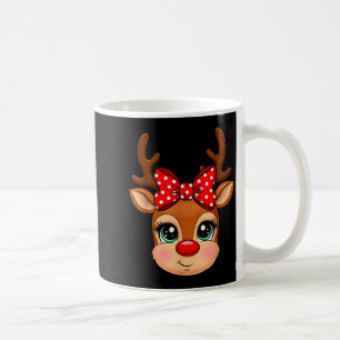 Caneca De Café Rena de Natal Alegre Menina Menino Crianças