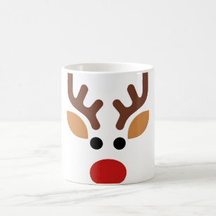Caneca De Café Rena Minimalista Rudolph