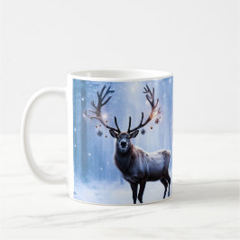 Caneca de Café Rena no Bosque Mágico