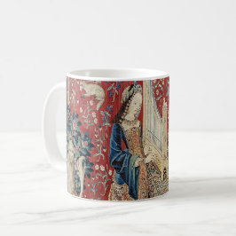 Caneca De Café Renascentista Lady e Unicórn (Audição)