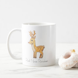 Caneca De Café Renascer Veado Nariz Vermelho