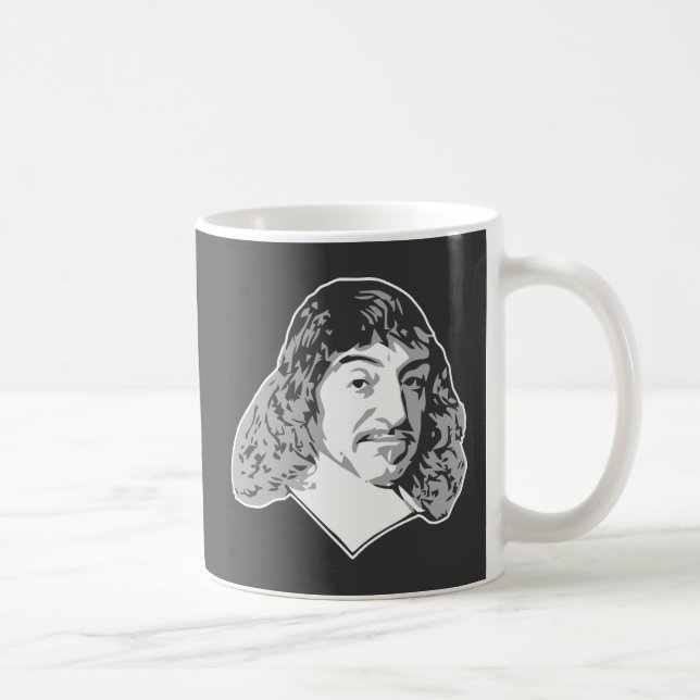 Caneca De Café Rene Descartes (Direita)