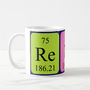 Caneca De Café Renne periodicamente mesa name mug
