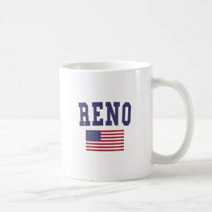 Caneca De Café Reno EUA Bandeira