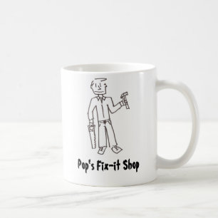 Caneca De Café Reparo-ele do pop loja