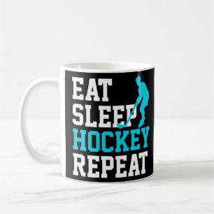 Caneca De Café Repetição de Hóquei no Sono