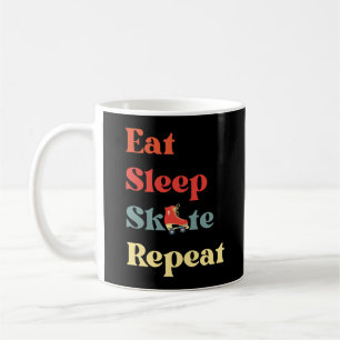Caneca De Café Repetição do Skate de Repouso com Rolagem de Ras