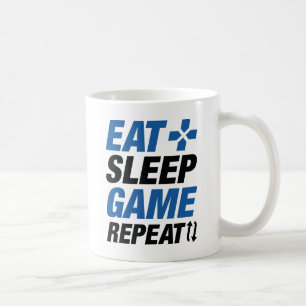 Caneca De Café Repetir Jogo de Sono