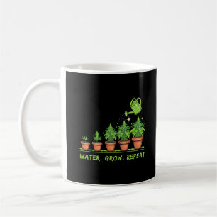 Caneca De Café Repetir o crescimento da água Engraçado Gardenin